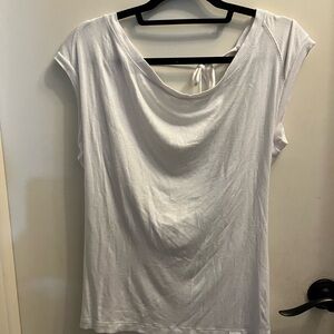 Vimmia White Women's Blouse with Tie Back